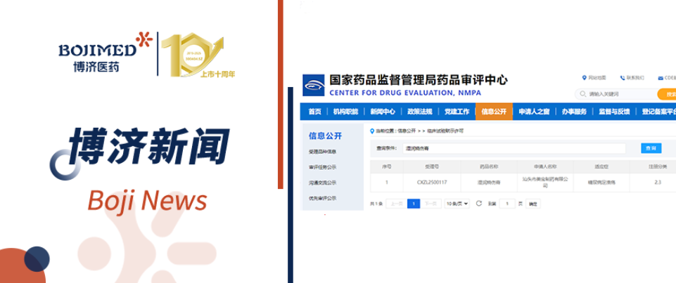 喜報(bào)！博濟(jì)醫(yī)藥助力外用制劑新藥“濕潤燒傷膏”獲批IND